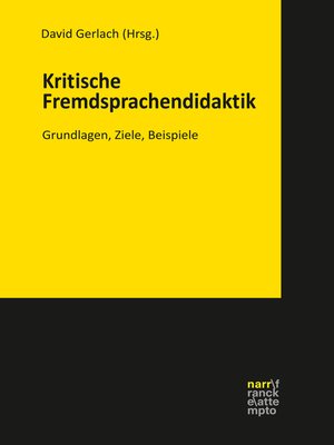 cover image of Kritische Fremdsprachendidaktik